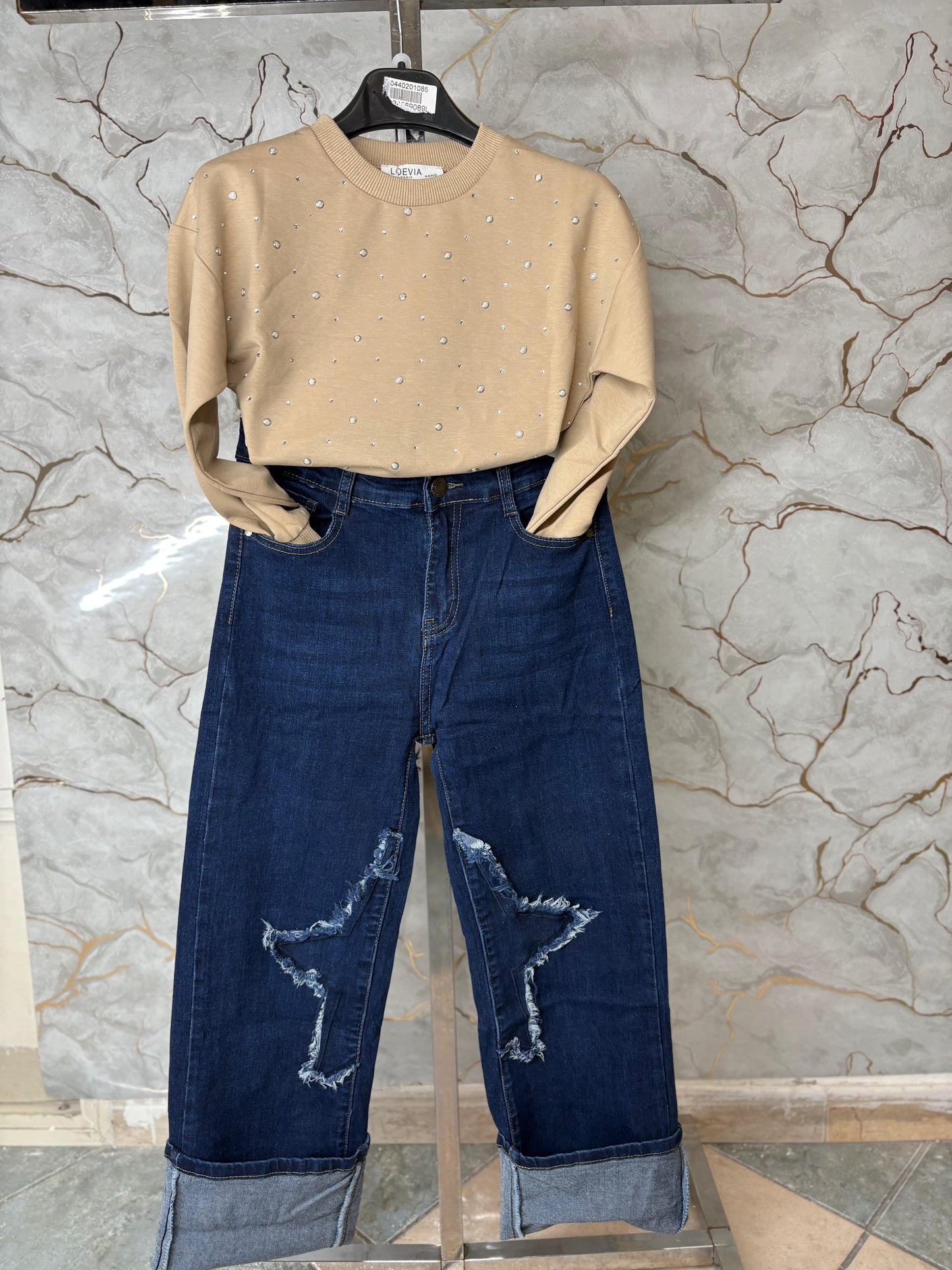 Jeans stella elastico