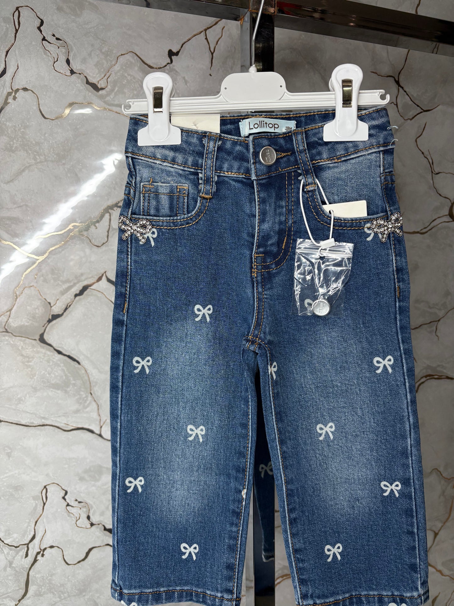 Jeans fiocco