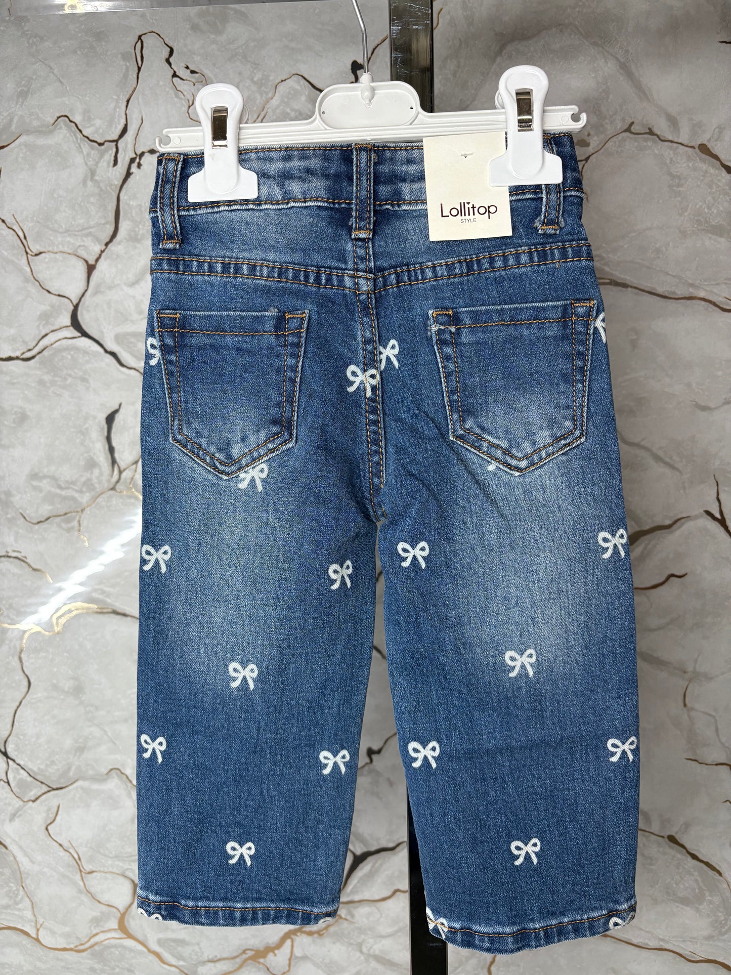Jeans fiocco