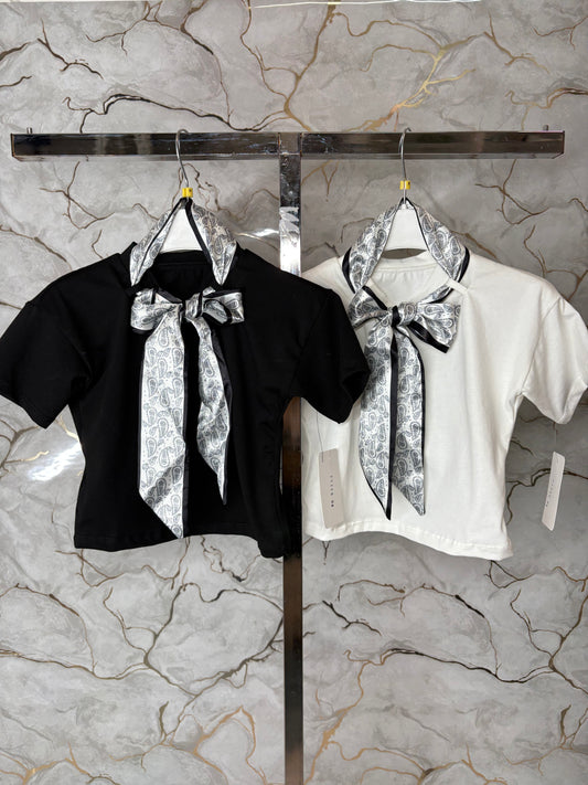 Maglia con foulard (NERA)