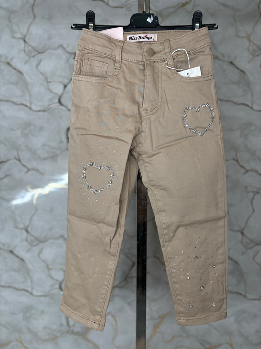 Pantalone Mod. Zara con Swarovski