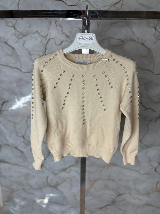 Maglioncino in lanetta Swarovski