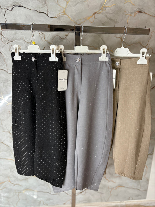 Pantalone ballon brillantino (NERO)
