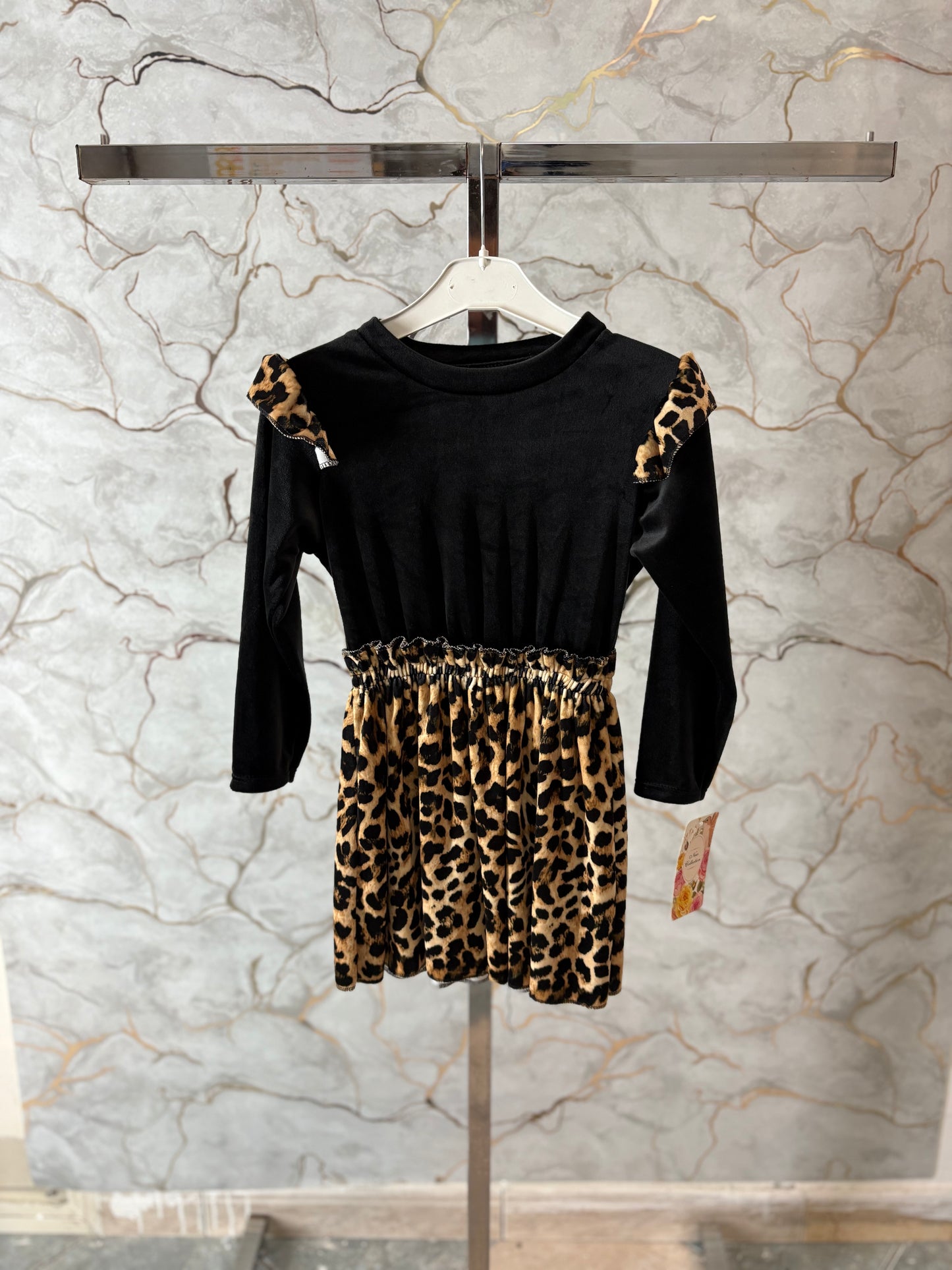 Vestitino camoscio animalier