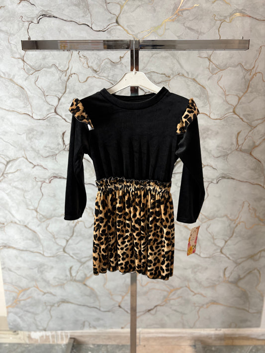 Vestitino camoscio animalier