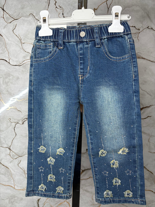 Jeans fiori