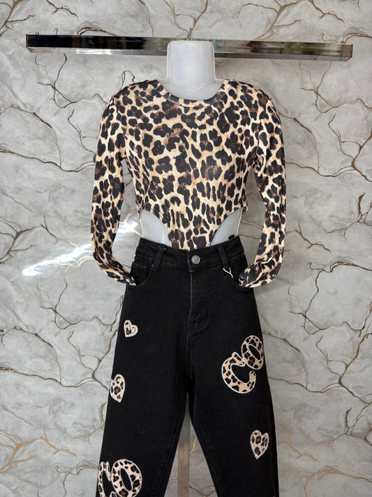 Body sgambato animalier