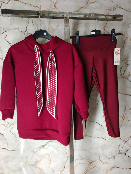 Felpa+ fuson bordeaux